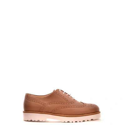 Hogan Women's Brown Leather Lace-up Shoes