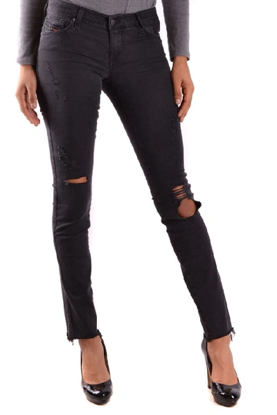 Diesel Women's Black Cotton Jeans