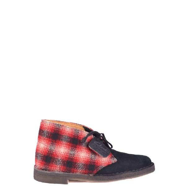 clarks red boots