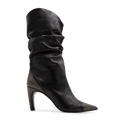 Aldo Castagna Women's 118giusy10nero Black Leather Boots
