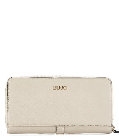Liu •jo White Faux Leather Wallet
