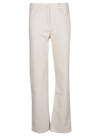 Calvin Klein Women's White Cotton Pants
