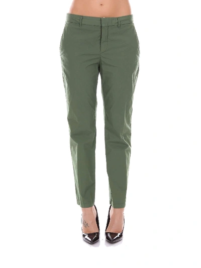 Altea Women's 18535244r6 Green Cotton Pants