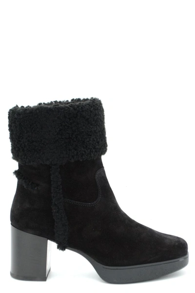 Tod's Women's Black Suede Ankle Boots