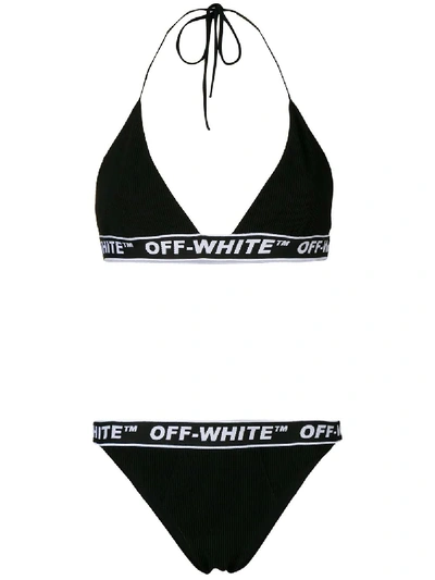 Off-white Women's Owfa018r19b850571000 Black Polyamide One-piece Suit