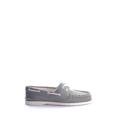 Sperry Women's Grey Suede Loafers