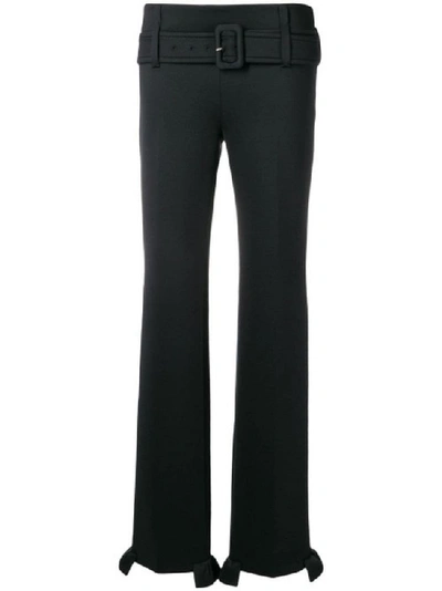 Prada Black Polyester Pants