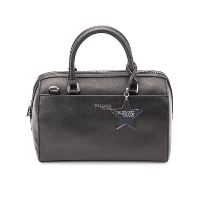 Trussardi Black Faux Leather Handbag