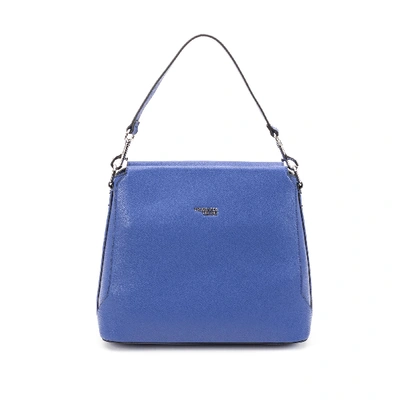Trussardi Blue Faux Leather Shoulder Bag