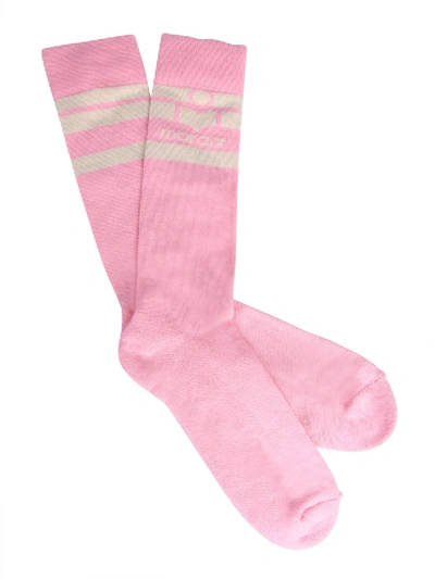Isabel Marant Étoile Women's Ct004719p035a40cp Pink Cotton Socks