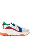 Dsquared2 Dsquared Sneakers Bumpy 551 In Multicolor Leather In White