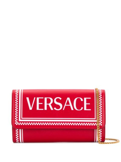 Versace Women's Dpdg505ld3vlvd6tot Red Leather Wallet