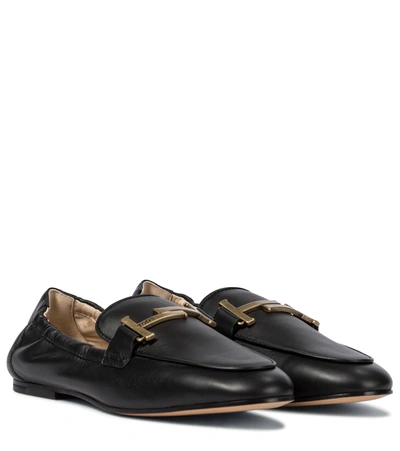 Tod's double t 2025 leather loafers