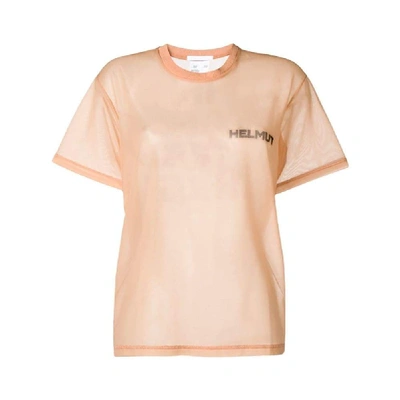 Helmut Lang Women's Beige Polyamide T-shirt