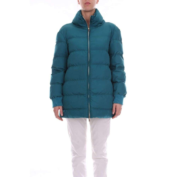 Download Blugirl Women's Green Polyester Down Jacket | ModeSens