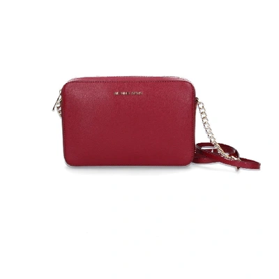 Michael Michael Kors Red Leather Shoulder Bag