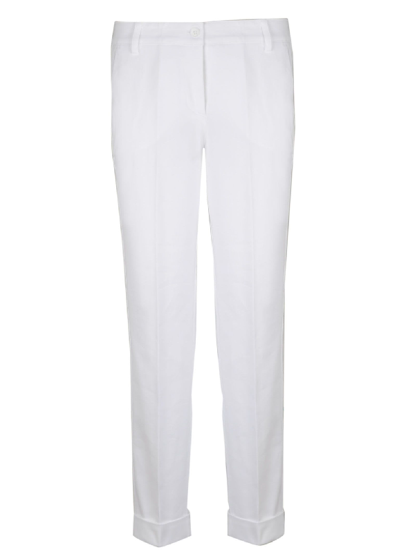 P.A.R.O.S.H. White Cotton Pants | ModeSens