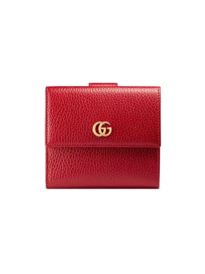 Gucci Women's 546584cao0g6433 Red Leather Wallet