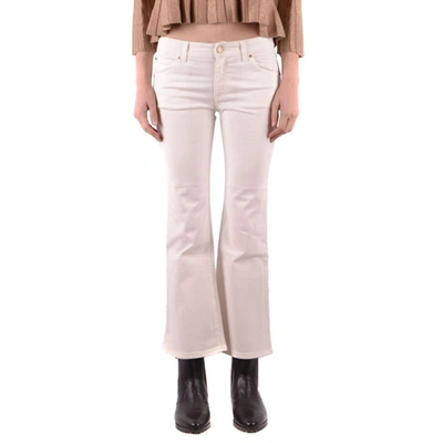 Armani Jeans Women's White Cotton Jeans