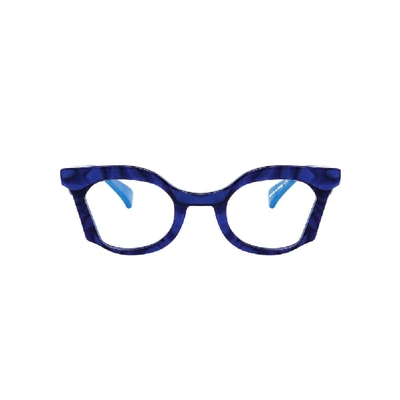 Platoy Women's Blue Acetate Glasses