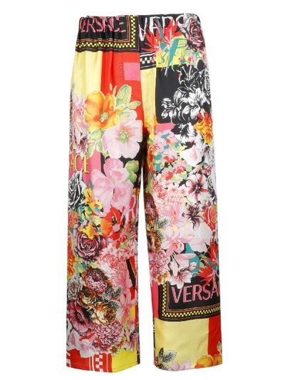 Versace Women's A82117a230087a7000 Multicolor Silk Pants