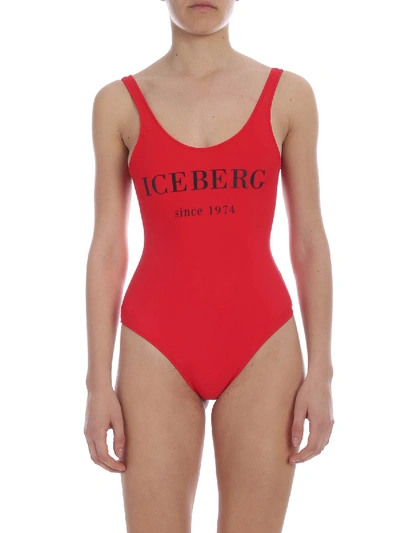 Iceberg Women's 600069474704 Red Polyester One-piece Suit