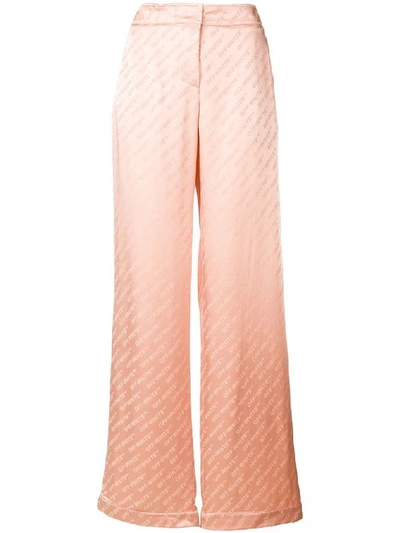 Off-white Women's Pink Acetate Pants