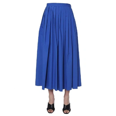 Boutique Moschino Women's Blue Cotton Skirt
