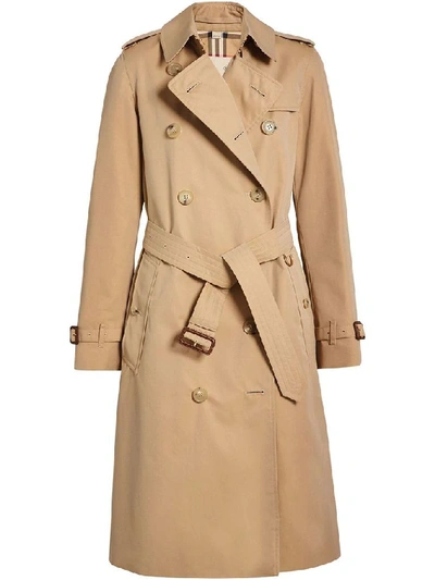 Burberry Women's Beige Cotton Trench Coat