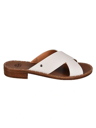 Church's White Leather Sandals