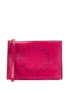 Stella Mccartney Women's 502892w99235620 Fuchsia Polyurethane Clutch In Pink