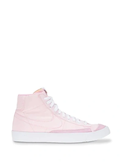 Nike Mid '77 Vintage Hi-top Sneakers In Pink Foam / Pink Foam/ White