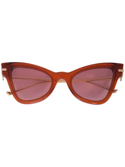 Altuzarra 'winged' Sunglasses In Brown