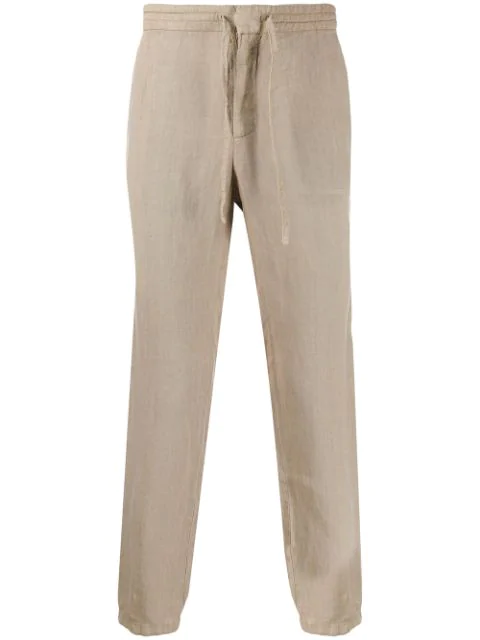 Z Zegna Hose Mit Kordelzug Nude In Neutrals Modesens