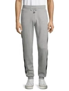 Versace Felpa Tapered Sweatpants In Grigio