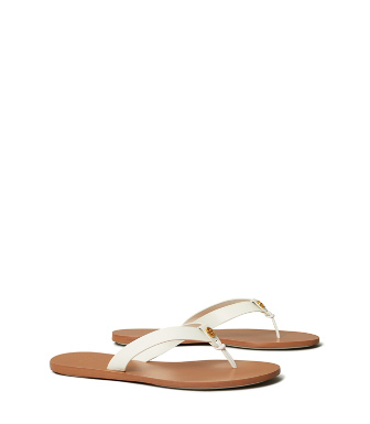 ivory thong sandals