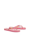 Tory Burch Printed-strap Thin Flip-flop In Pink Constellation