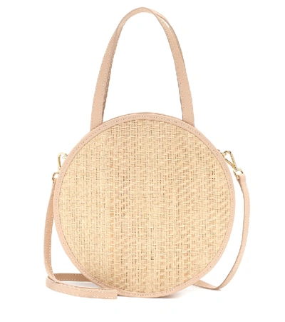 Kayu Carrie Straw And Leather Tote In Neutrals