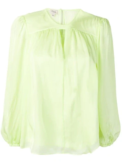 Temperley London Lullaby Blouse In Green