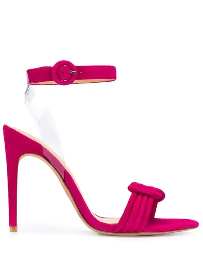 Alexandre Birman Tie Detail Heeled Sandals In Pink