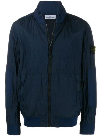 Stone Island Relaxed Bomber Jacket - Blue