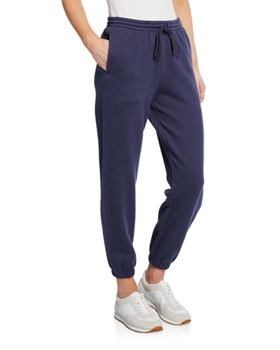 Vince Drawstring Cotton Jogger Pants With Pockets