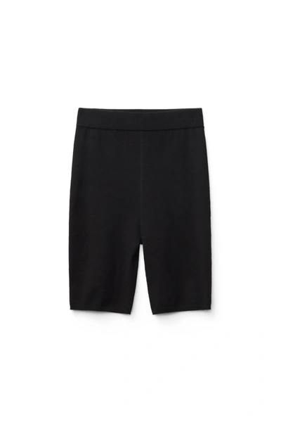 Alexander Wang Foundation Bodycon Bike Shorts In Black