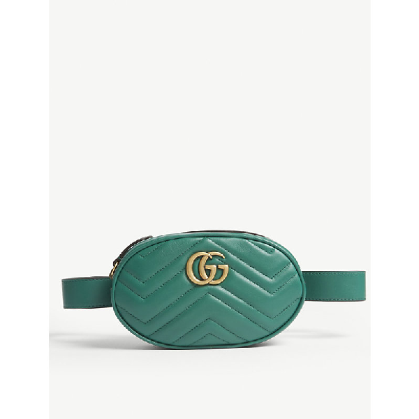 gucci green belt bag