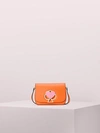 Kate Spade Nicola Twistlock Small Shoulder Bag In Juicy Orange