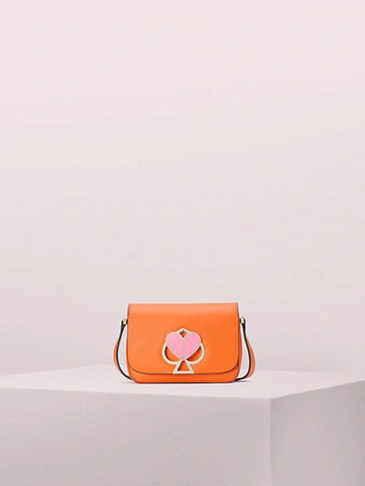 Kate Spade Nicola Twistlock Small Shoulder Bag In Juicy Orange