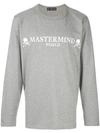 Mastermind Japan Skull Logo L/s T-shirt In Grey