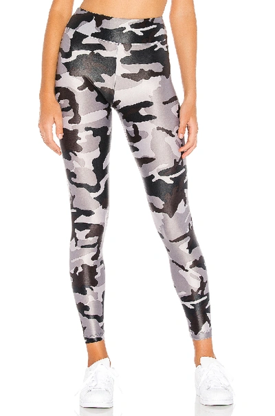 Koral Lustrous High Rise Legging In Gray. In Lead Camo