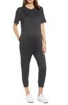 Hatch Walkabout Jumpsuit In Charcoal