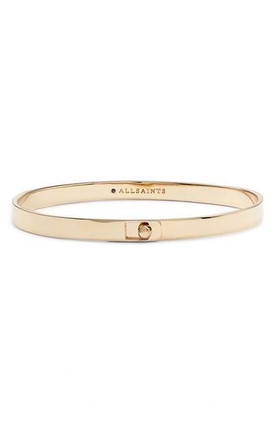 Allsaints Punk Stud Bangle (nordstrom Exclusive) In Gold